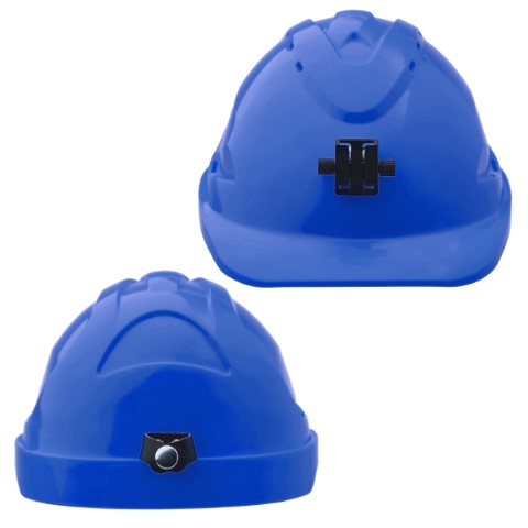 PROCHOICE V9 HARD HAT UNVENT LAMP BRACK RATCHET HARN - BLUE